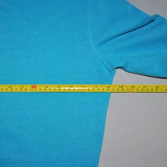 Old Navy Women's Sweatshirt Size Medium Blue Graphic Print Full Zip Hoodie - Picture 7 of 8